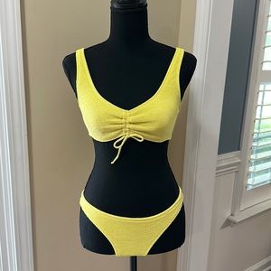 Xhilaration (Target brand) size small yellow bikini/swimsuit